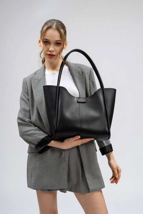 Lucky Bees Bolso Tote Negro 1264 Npt